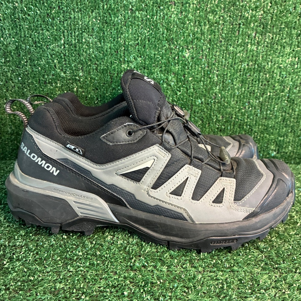 Salomon X Ultra 360 Waterproof Hiking Gorpcore Sneaker Black Grey Mens 8 Women 9